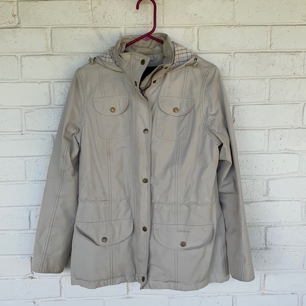Barbour Cotton Touch Sapper Hooded Field Jacket - Picture 2 of 8